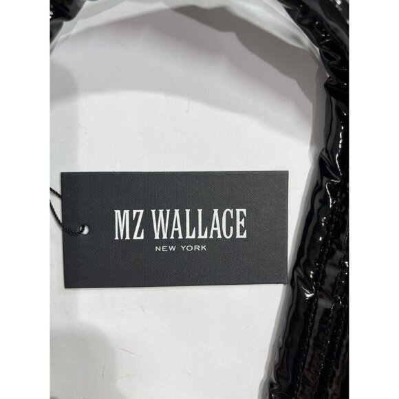 MZ Wallace Raffia Tote in Raffia/Black Lacquer - Picture 3 of 9
